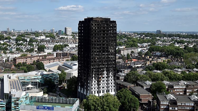 Der Brand des Grenfell Tower im Londonder Stadtteil Kensington hatte mindestens 79 Todesopfer gefordert.