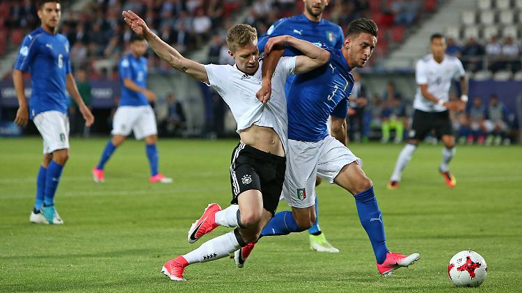 Mit Sicherheit keine Glanzpartie, aber zielführend: Die deutsche U21 ist im Halbfinale.