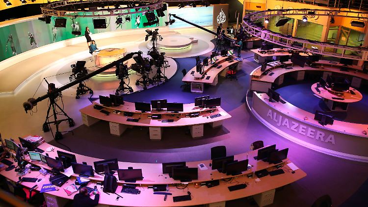 Newsroom von Al-Jazeera.