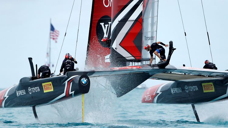 Vor allem die Segelmanöver sind ausschlaggebend für den ersten Sieg von Team USA beim America's Cup.