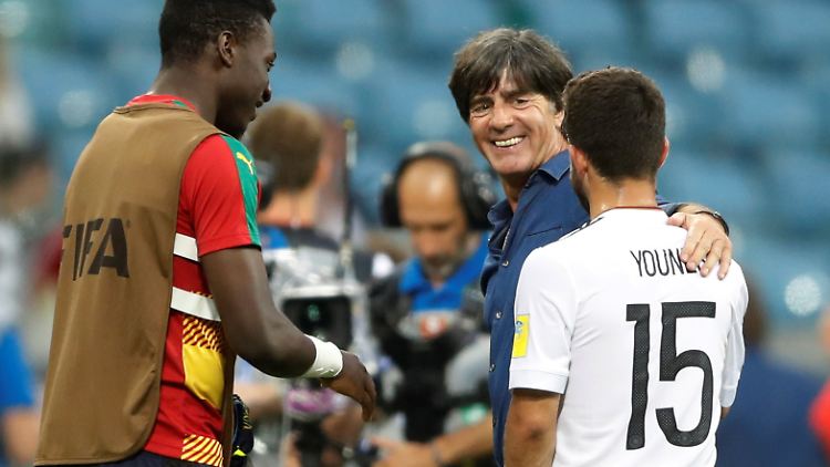 Für Joachim Löw war es der 100. Sieg als Fußball-Bundestrainer.