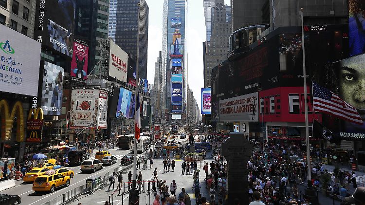 Volle Straßen machen New York zur Stadt, die niemals schläft.