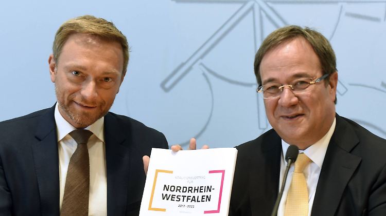 Lindner und Laschet müssen angesichts einer knappen Mehrheit ihre Reihen geschlossen halten.