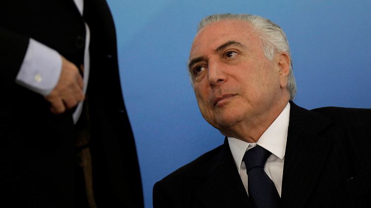 Gilt wegen seiner harten Linie als sehr unbeliebt in der Bevölkerung: Michel Temer.