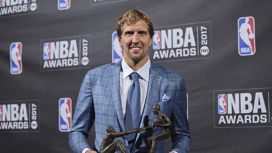 Dirk Nowitzki von den Dallas Mavericks- bester Teamkollege.