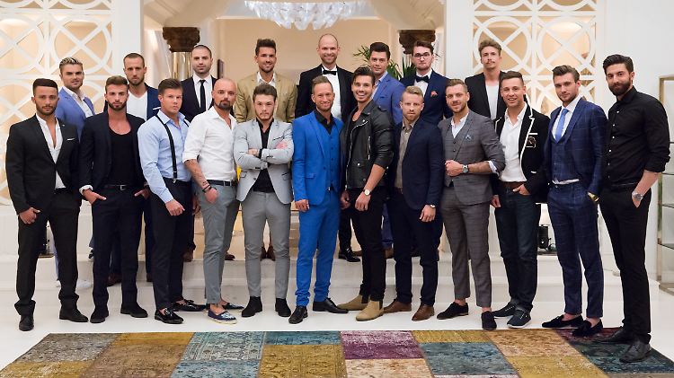 Geht da was? Die ursprünglich 20 Teilnehmer in der aktuellen "Bachelorette"-Staffel.