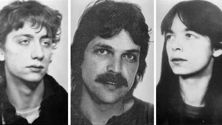 Die ehemaligen RAF-Terroristen Burkhard Garweg, Ernst-Volker Staub und Daniela Klette (v.l.n.r.) sind seit 25 Jahren auf der Flucht.