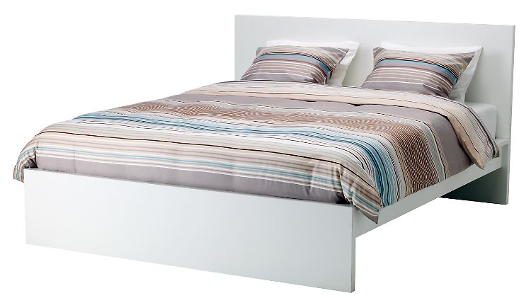 Schlicht, einfach und günstig - das ist das "Malm"-Bett von Ikea. 