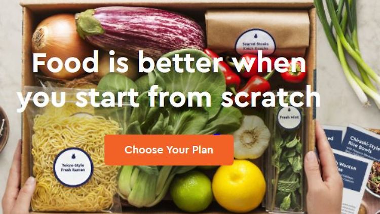 Kochen für Anfänger: Blue Apron ist das größte amerikanische Unternehmen im Bereich Lebensmittelboxen.