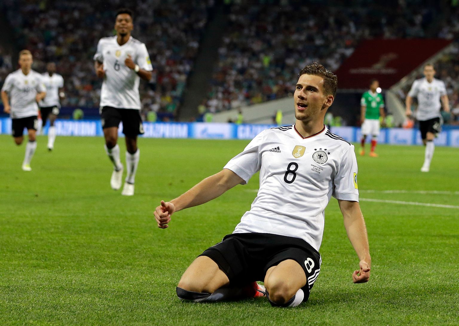 Kunstpause gegen Kamerun, Megashow gegen Mexiko: Leon Goretzka entwickelt sich immer mehr zum großen Gewinner im Perspektivteam von Bundestrainer Joachim Löw beim Confed Cup. 