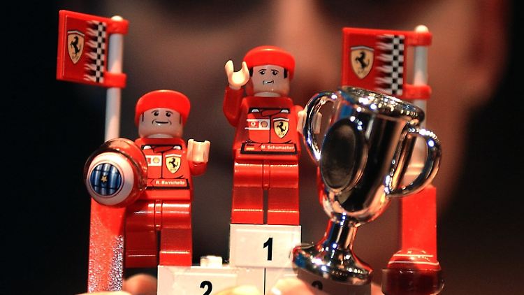 Selbst bei Lego gab es schon Ferrari-Figuren.