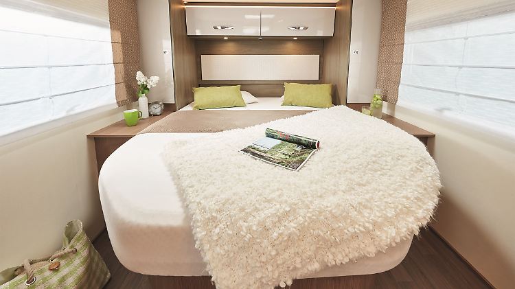 Der LyseoTime erfreut die Reisenden mit einem Queensbett.