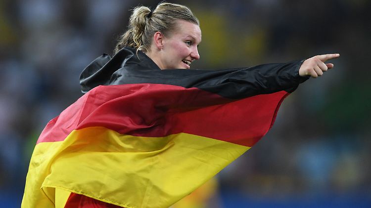 In Rio konnte Alex Popp mit dem deutschen Team Olympiagold gewinnen.