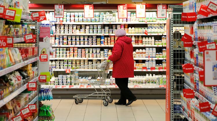 Lebensmittel aus dem Westen bleiben in russischen Supermärkten eine Rarität.
