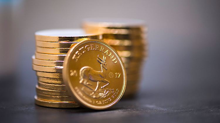 Beim aktuellen Goldpreis kostet ein Krügerrand rund 1.100 Euro.