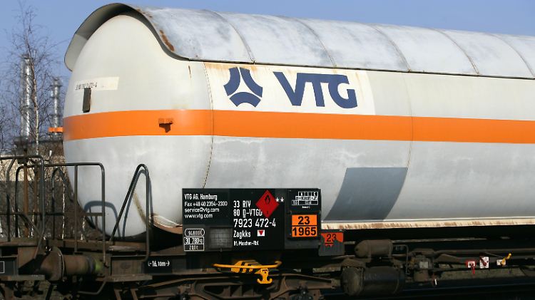 Nachschub für Europas Industriestandorte: Ein Kesselwagen von VTG.