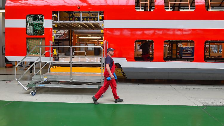 Bahntechnik aus Deutschland: Am Standort von Bombardier Transportation in Bautzen entstehen unter anderem Doppelstockwagen für die Deutsche Bahn.