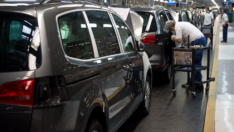 Produktion im VW-Werk im portugiesischen Palmela.