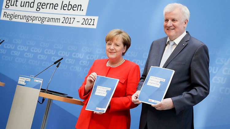 Offiziell nennen CDU und CSU das Konzept bereits "Regierungsprogramm"