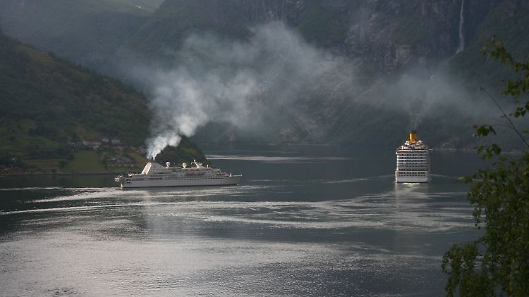 Der Geirangerfjörd könnte bald für ältere Kreuzfahrtschiffe verboten sein.