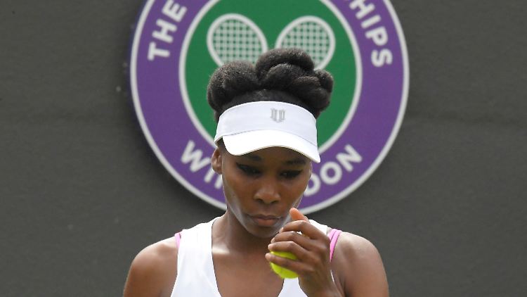 Venus Williams musste eine Pressekonferenz in Wimbledon unterbrechen.