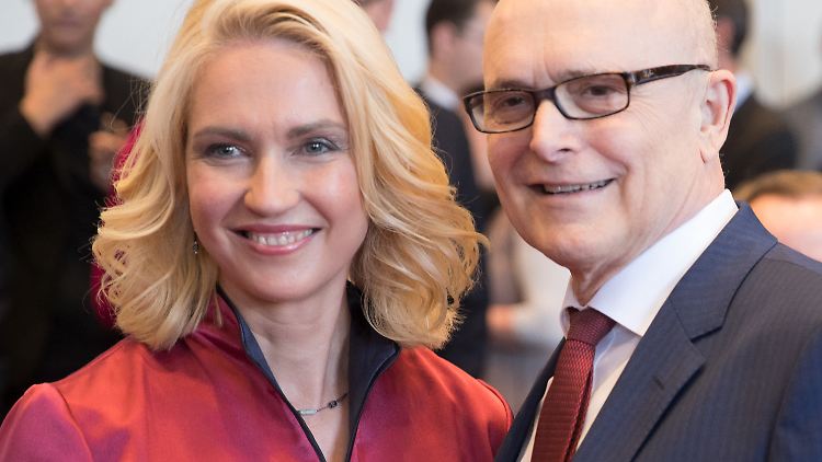 Manuela Schwesig und Erwin Sellering