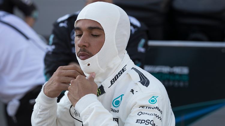 Reden mag er über Sebastian Vettel nicht: Lewis Hamilton.