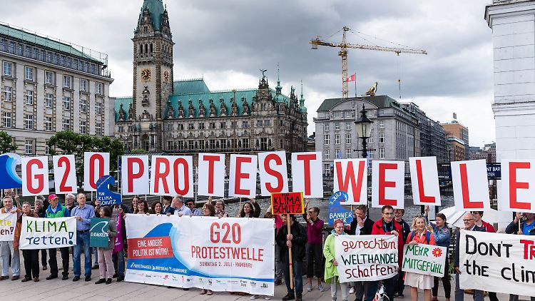 Friedlicher Protest in Hamburg muss möglich sein - auch in Sichtweite zu den Adressaten.