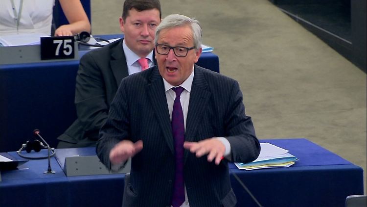 Mit seinem Wutausbruch provozierte Juncker Widerspruch bei Parlamentspräsident Tajani.
