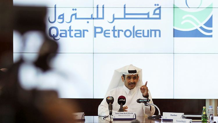 "Wir werden hier für sehr lange Zeit die Führung behalten", verspricht der Chef des staatlichen Konzerns Qatar Petroleum, Saad Sherida Al-Kaabi, hier bei einer Pressekonferenz im Dezember. 