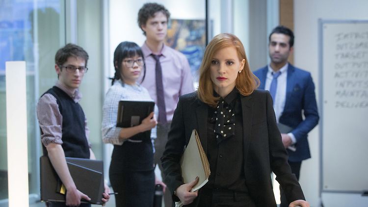 Wechselt mit ihrem Team in dem Film die Seiten: Elizabeth Sloane (Jessica Chastain).