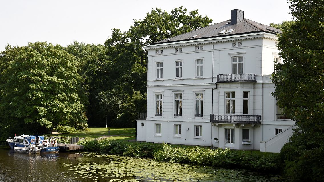 Das Gästehaus des Senats an der Hamburger Außenalster.