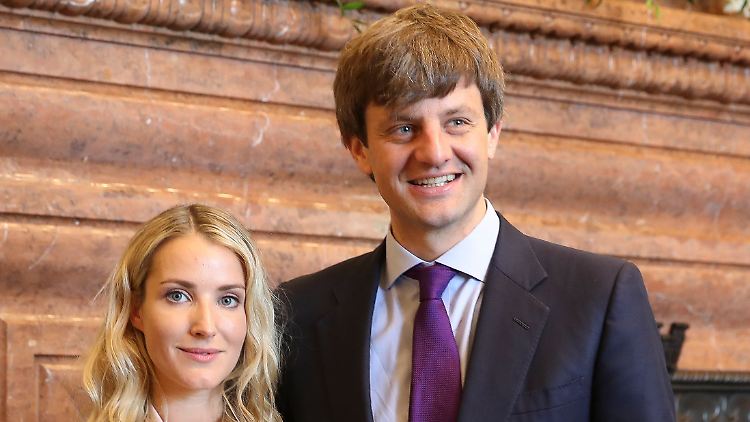 Ekaterina und Ernst August feiern am Samstag noch die kirchliche Trauung.