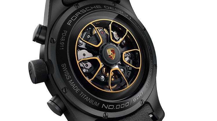 Die passende Uhr zum Porsche 911 Turbo S Exclusive Series.