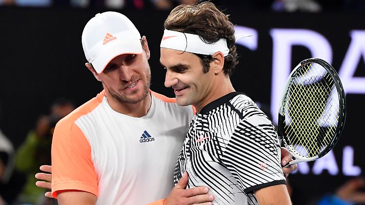 Australian Open, Viertelfinale: Im Januar gewann Roger Federer wieder einmal gegen Mischa Zverev.