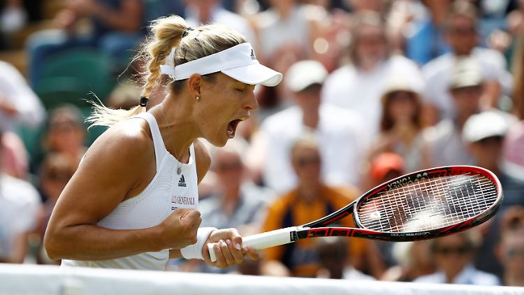 Gelöst nach dem Kraftakt: Angelique Kerber.