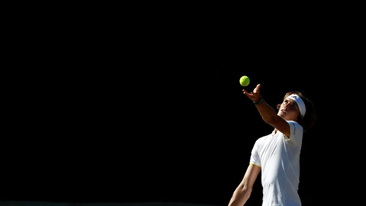 Starker Auftritt: Alexander Zverev steht im Achtelfinale von Wimbledon.
