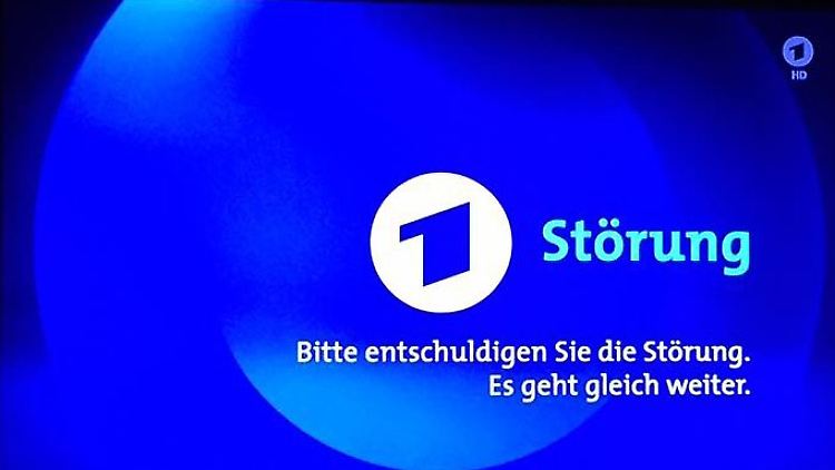 Rund zehn Minuten Störungs-Standbild und Fahrstuhlmusik bei "Anne Will".