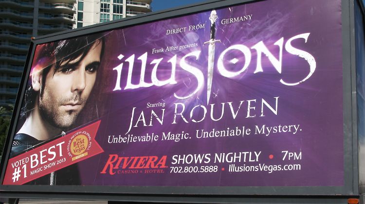 Vor seiner Festnahme war Jan Rouven einer der angesagtesten Magier in Las Vegas.