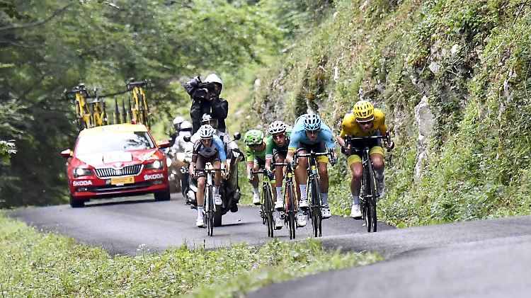 Die Konkurrenten halten in diesem Jahr gut mit bei Spitzenreiter Chris Froome.