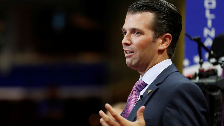 Donald Trump Jr. bei einem TV-Interview im Juli 2016.