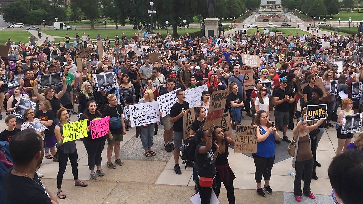 Der Freispruch für den Polizisten Jeronimo Yanez empörte viele Menschen in St. Anthony.