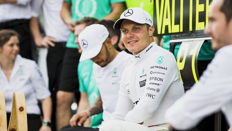 Gekommen, um ... ähmm..., zu siegen? Valtteri Bottas erhöht bei Mercedes den Druck auf Starpilot Lewis Hamilton.
