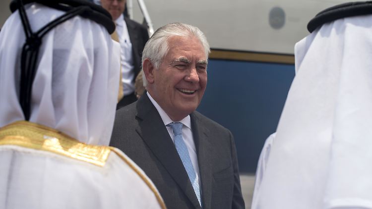 US-Außenminister Tillerson bei seinem Besuch in Doha