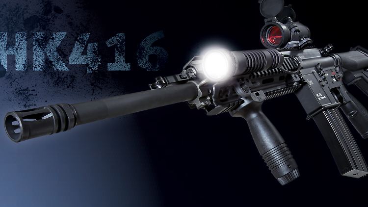 Werbung von Heckler & Koch für das HK 416