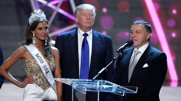 Aras Agalarov und Donald Trump arbeiteten bei der "Miss Universe"-Veranstaltung im Jahr 2013 zusammen.
