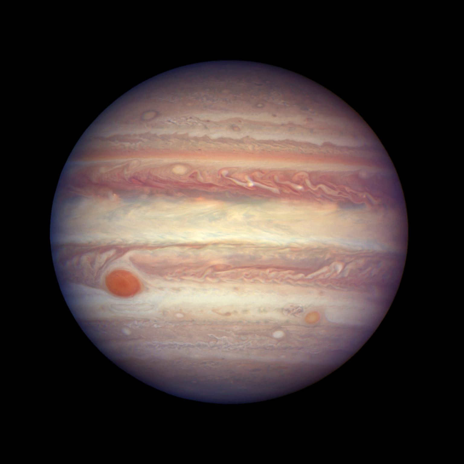 Geschafft: Das Überfliegen und Fotografieren des Großen Roten Flecks des Jupiters gilt als erfolgreicher Höhepunkt der Juno-Mission. 