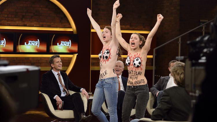 Nackter Protest: Dieser Talkshow-Aufreger ereignete sich bei Markus Lanz.