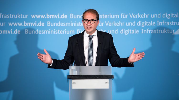 Verkehrsminister Dobrindt.