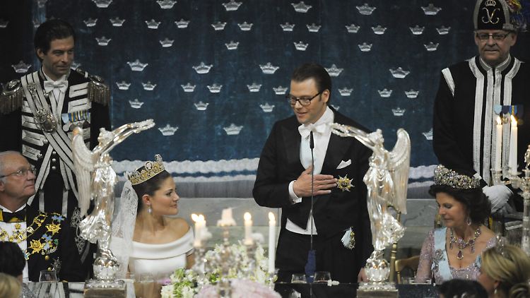 Die prunkvolle Hochzeit mit Prinz Daniel im Jahr 2010.